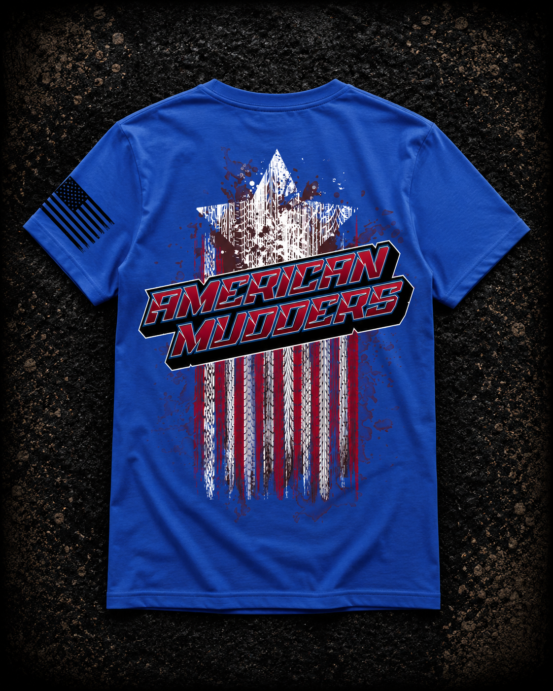 American Mudders Tee - Patriotic Off-Road Shirt