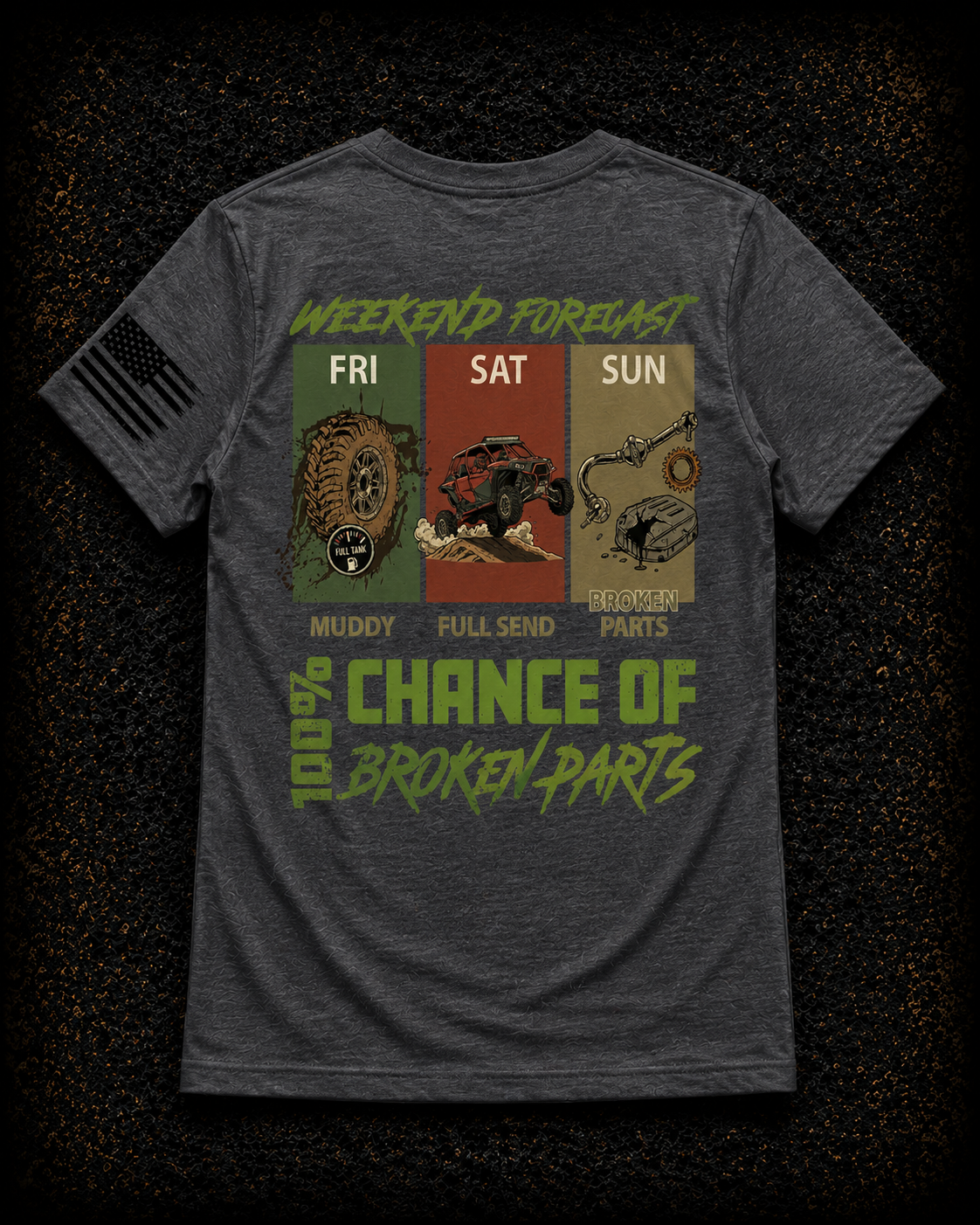 100% Chance of Broken Parts Tee