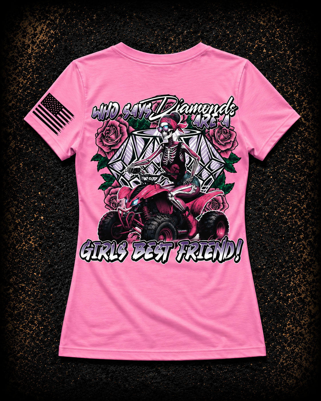 Girls Best Friend Tee | Full Send Threads Women’s Fit (Diamonds & Dirt Edition)