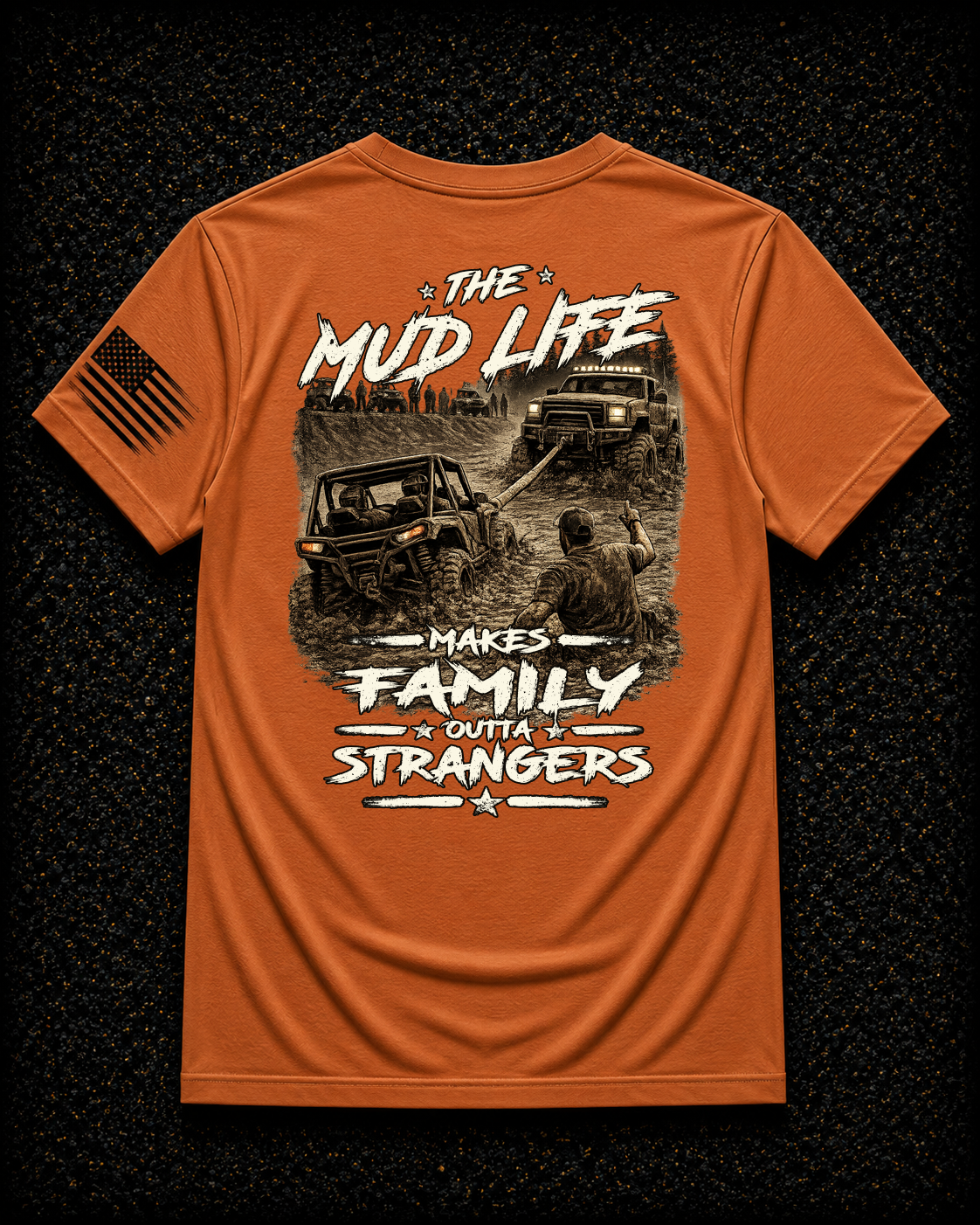 Family Outta Strangers – Off-Road T-Shirt