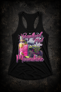 Baptized In Mud And Moonshine – Women’s Razorback Tank